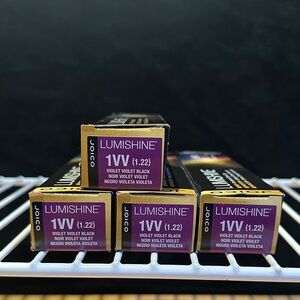 Joico LumiShine 1VV Violet Hair Color set 4